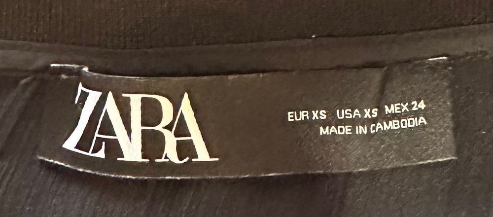 Zara Черна Женска Блуза