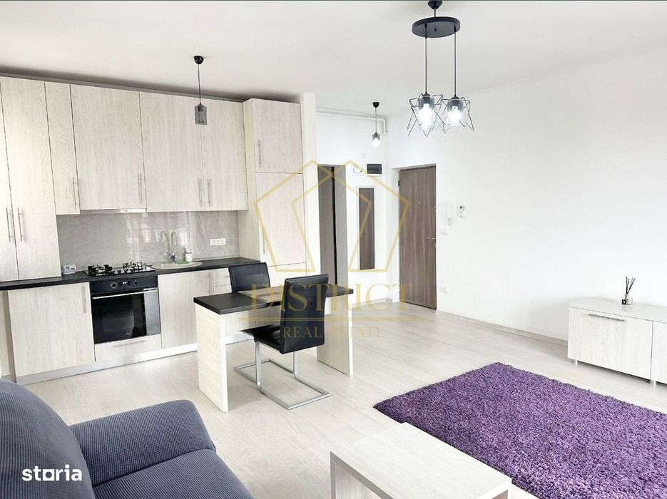 Apartament cu 2 camere mobilat, la etaj intermediar in Giroc la asfalt