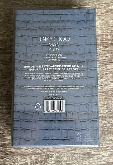 Jimmy Choo Man Aqua 200 ml