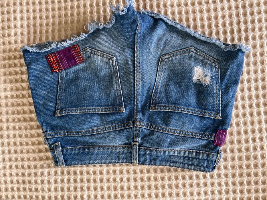 Къси дънкови панталонки XS