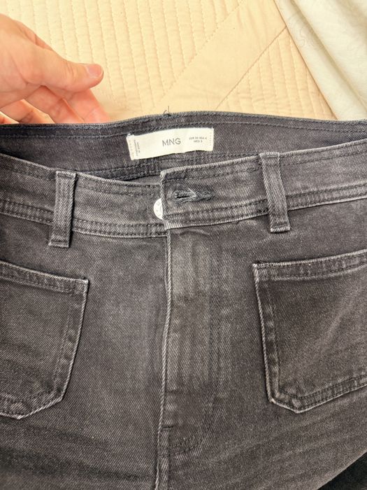 Джинсы Mango размер 36, черные, 3000 тг