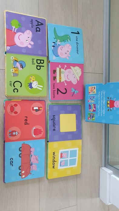 LEARN wtih PEPPA PIG box of books invatare lb engleza 10/10 Curier OLX
