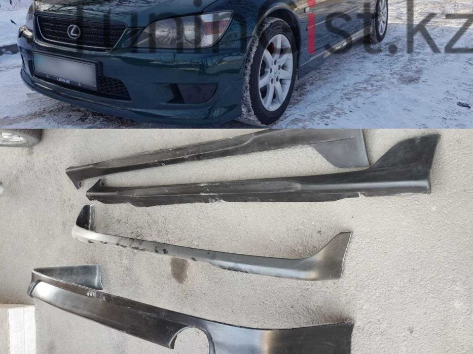 Lexus IS обвес и пороги TRD на Toyota Altezza, Тойота Альтезза