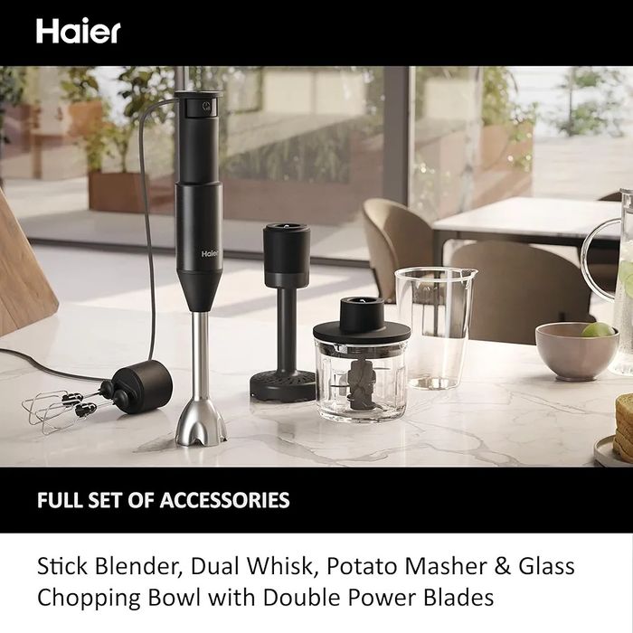 Нов  миксер/пасатор/чопър 4 в 1 Haier, I-Master Series 5