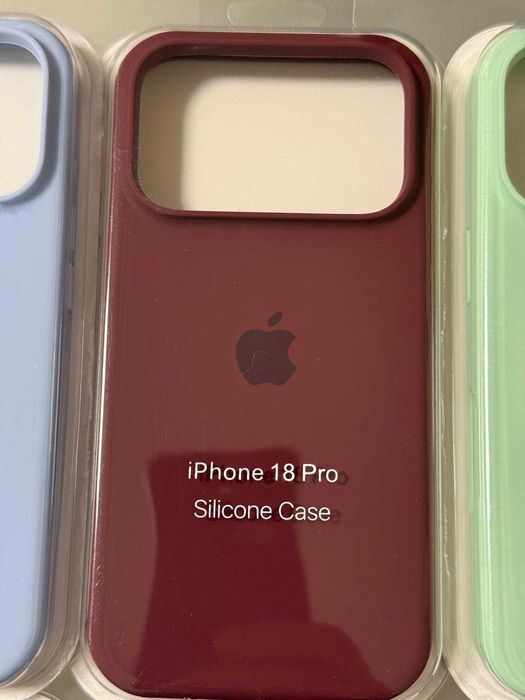 X Husa iPhone Silicon 18 ProMax si Pro Carcasa