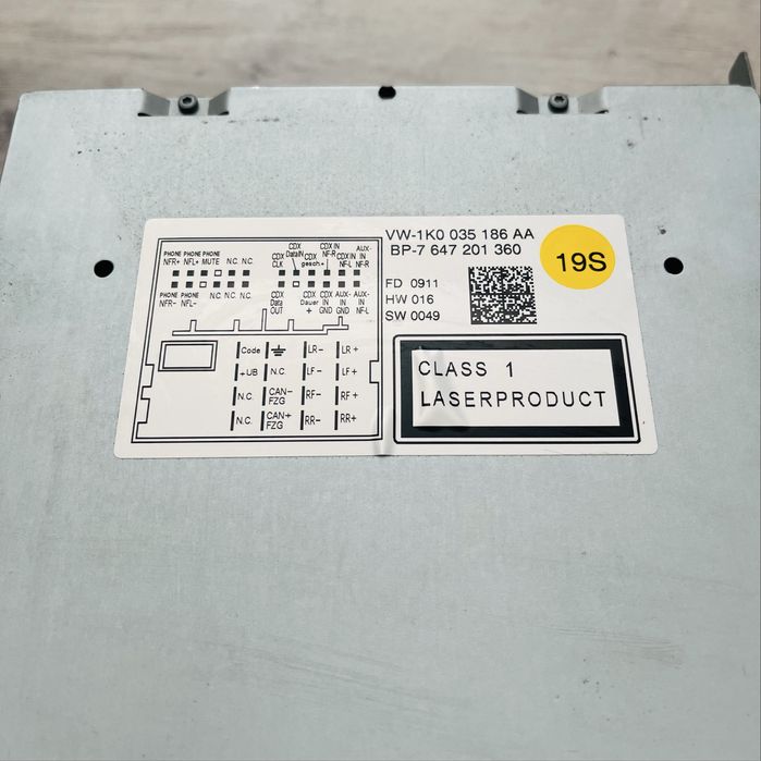 Оригинално CD за VW Pollo/ Golf 5-6/ Tiguan/ Jetta