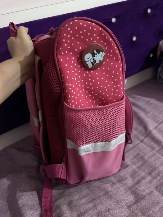 Рюкзак школьный для девочки розовый
