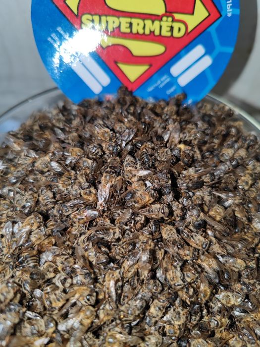 ПОДМОР пчелиный, сушёные пчёлы