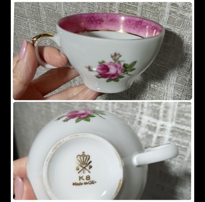 Чашки с блюдцами. См. все фото .