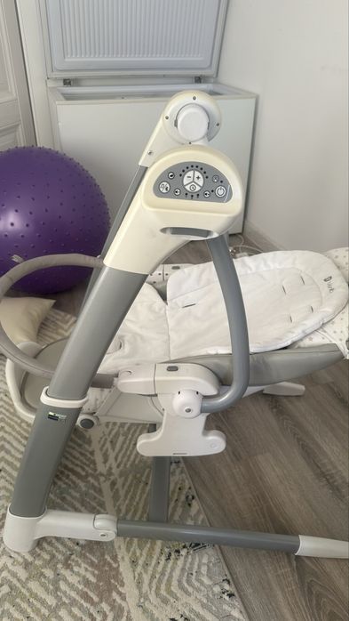 2 в 1 трансформер шезлонг и стол для кормление