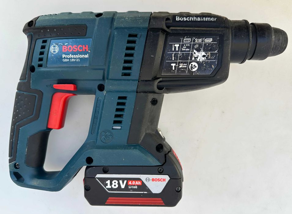 BOSCH GBH 18V-21 - Акумулаторен безчетков перфоратор 2x18V 4.0Ah
