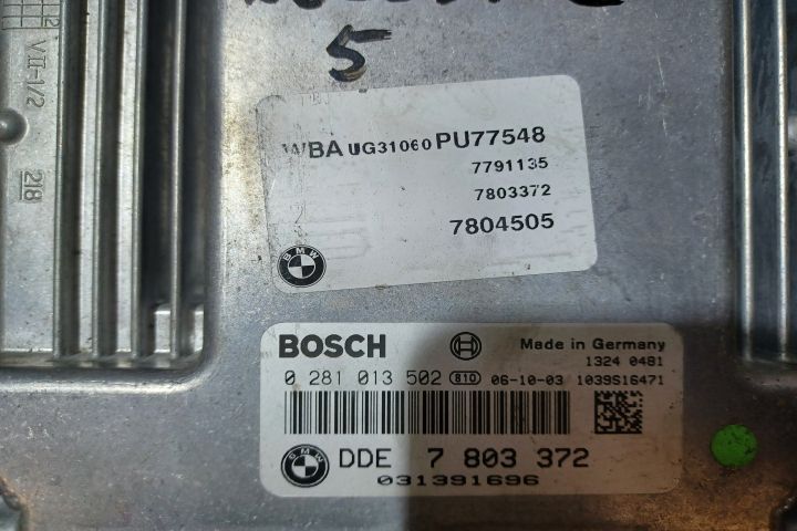 Calculator motor ECU 0281013502 7803372 0281013502 7803372 BMW Seria