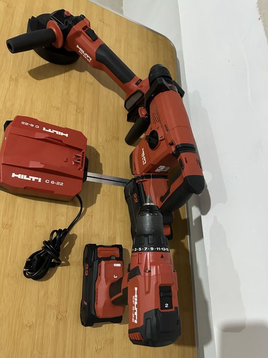 Hilti set nuron flex rotopercutor si filetanta