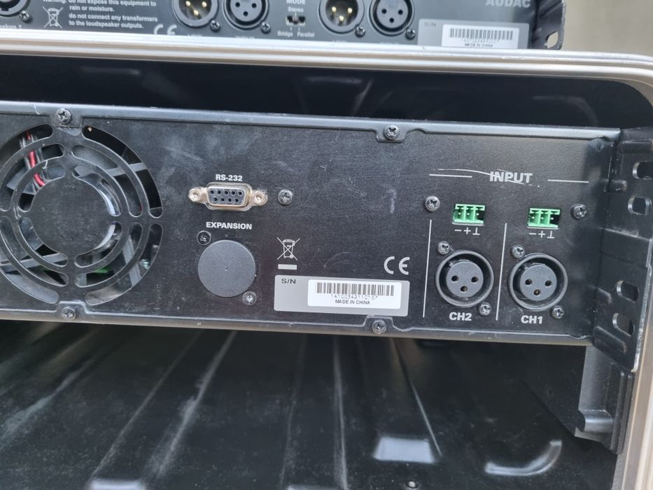 Putere Audac SMA 750/Audac DPA 152