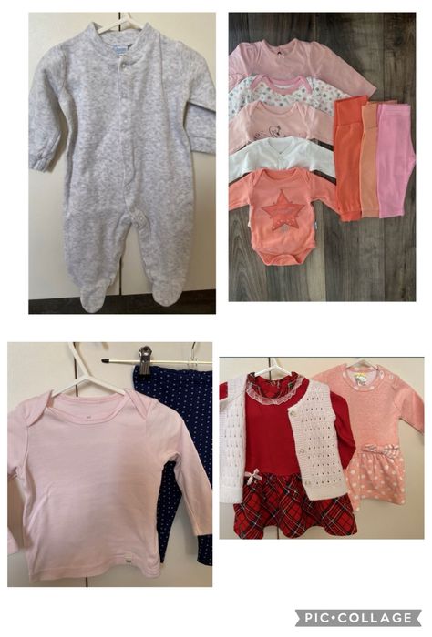 Дрехи за момиче 62-68 см 3-6 месеца