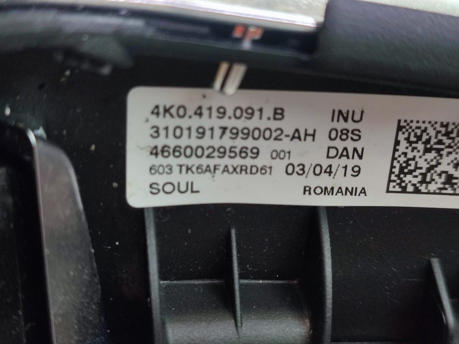 Volan in 3 spite padele 4K0419091 Audi A6 C8 [2018 - 2020] 2.0 DKNA +