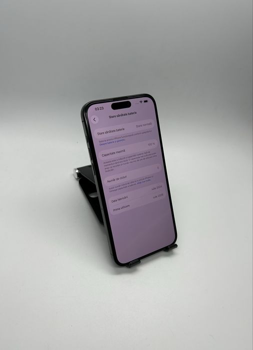 iPhone 15 PRO MAX 256Gb | STARE IMPECABILA 10/10 | Baterie 100%
