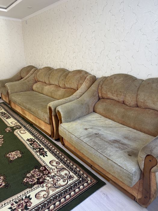 Диван с креслой и мини диван