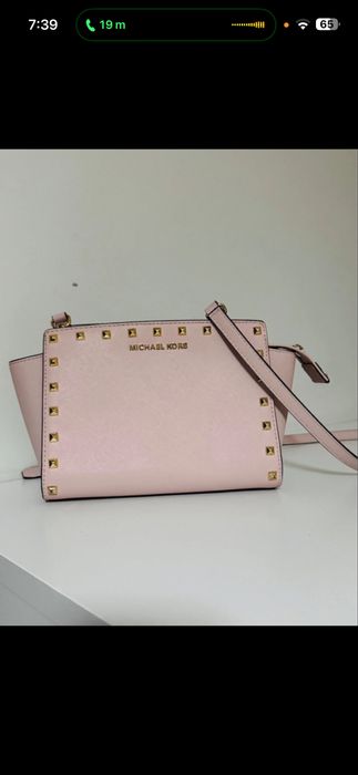 Geanta Michael Kors din purle naturala