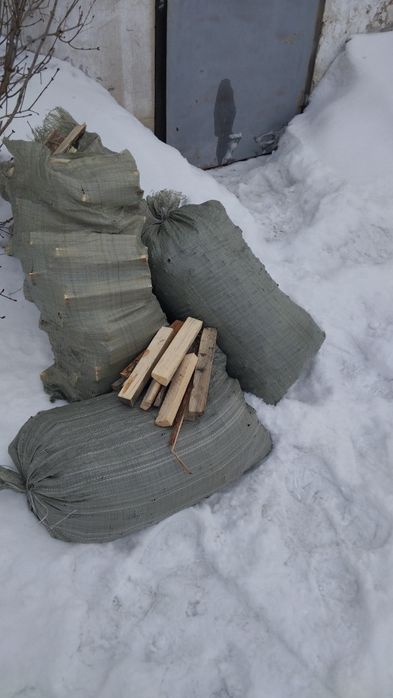 Дрова продам мешками