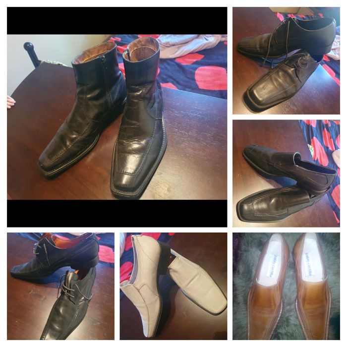 Pantofi Cizme barbati din piele sau lac 40 41 42 43 mai multe perechi