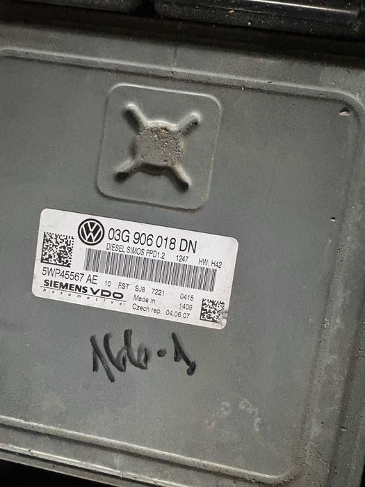 Компютър еку ecu електронен блок двигател Ауди А3 8п 2.0тди 170кс bmn