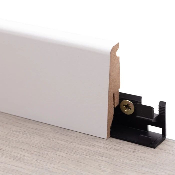 Plinta alba mdf 2440x60x19