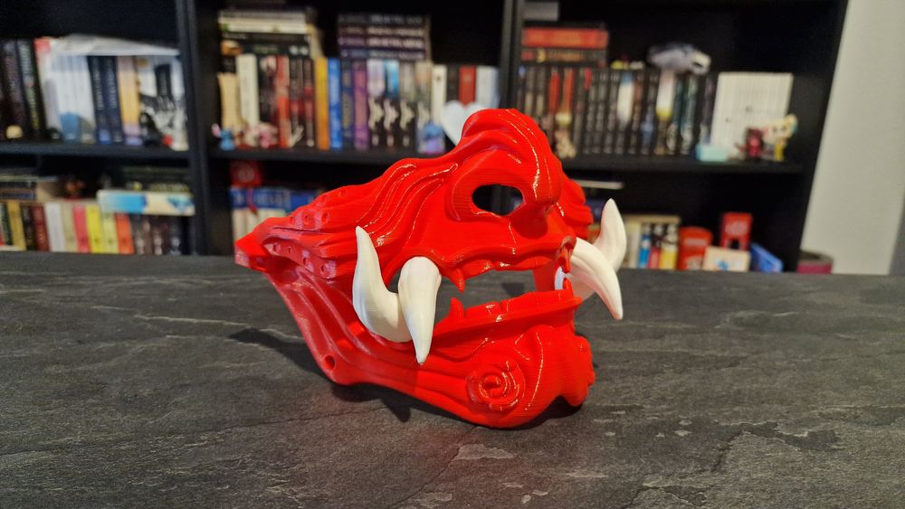 Японска маска 3D Oni mask / Japanese mask Devil