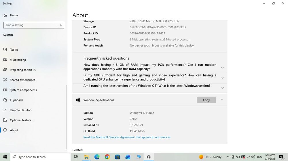 Laptop Lenovo IdeaPad 330 Ryzen 3, 4GB RAM