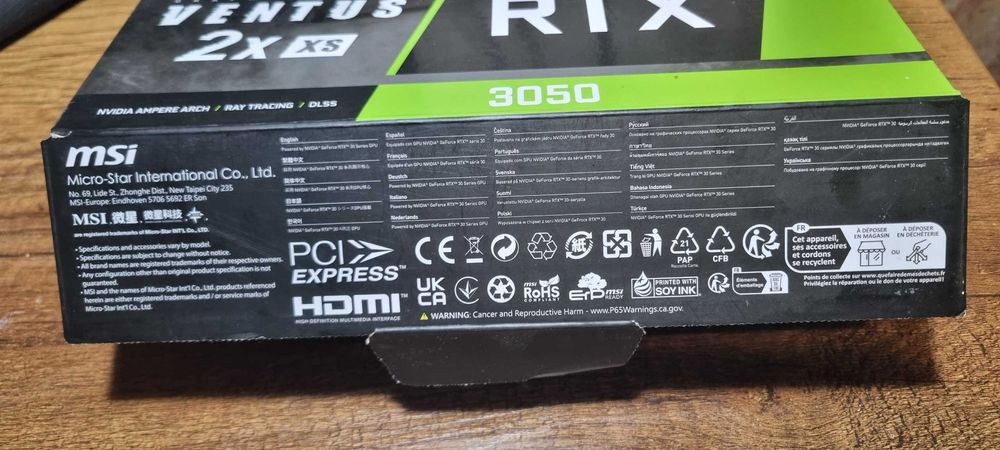 видео карта RTX 3050