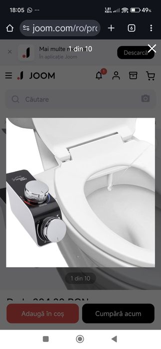 Bideu adaptabil wc
