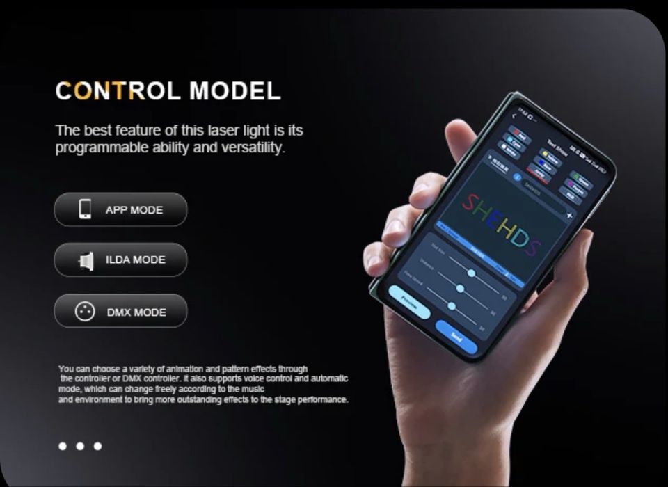 Promotie! Laser 6W RGB bluetooth APP Control