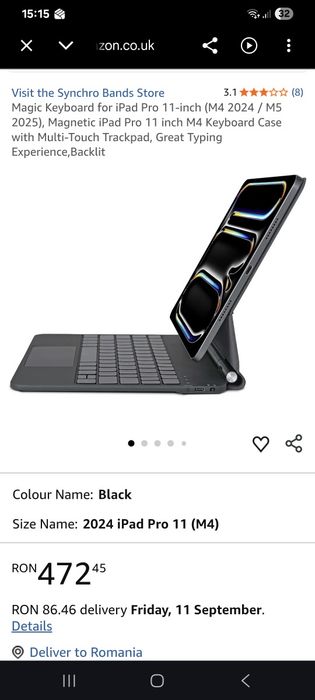 Smart keyboard folio pentru ipad