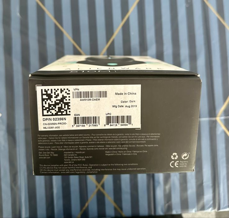 Mouse Gaming Dell Alienware AW510M / 16.000 DPI / Full Box / Stare Impecabilă