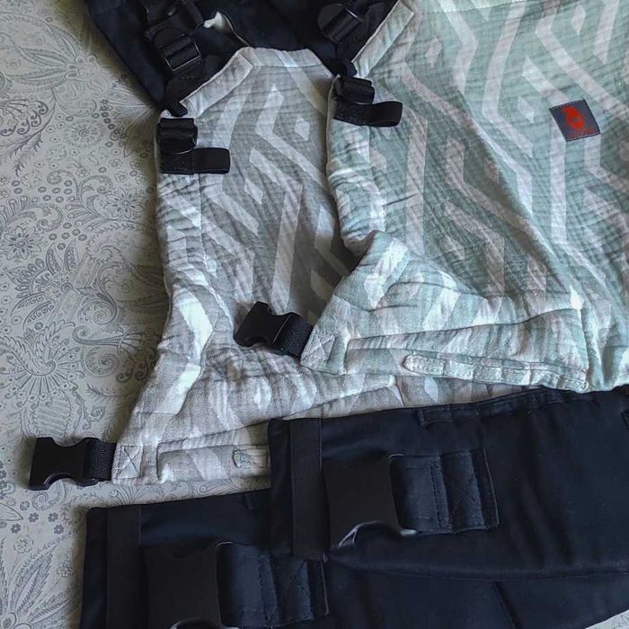 От 2+ месеца | Ергономична раница за бебе Nashsling Combi (100% памук)