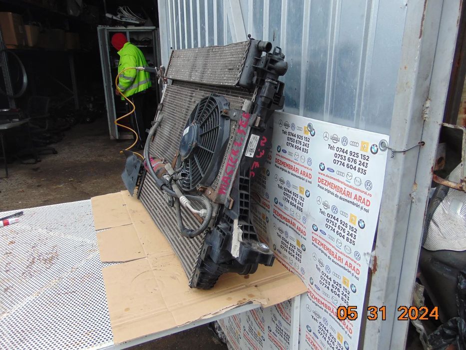 Radiator Renault Master radiatoare apa clima intercooler ventilatoare 2.3 euro 6 opel movano
