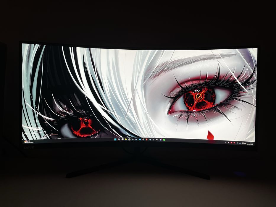 Monitor Gaming Curbat Ultra-Wide Svive PYX 34" UWQHD (3440x1440) 100Hz 1ms - Ca nou