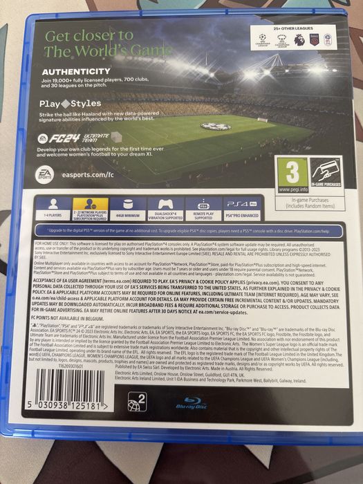 Fc 24 за ps4 в отлично състояние
