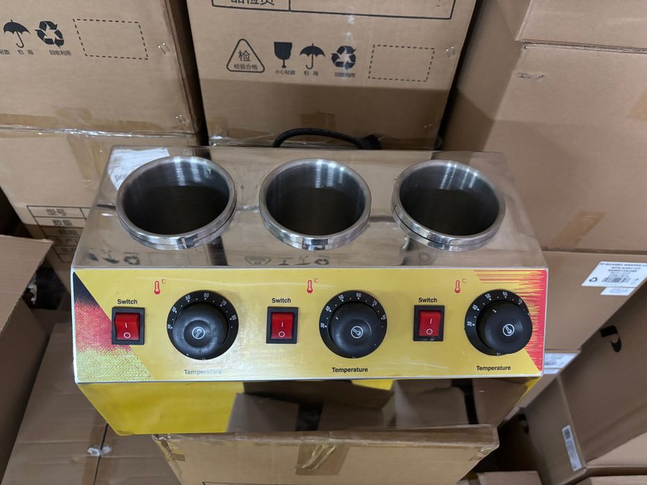 Професионален отоплител за шоколад и топинги