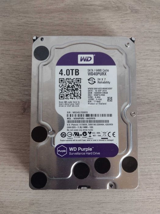 2 х HDD WD 4TB  3.5" Хард диск