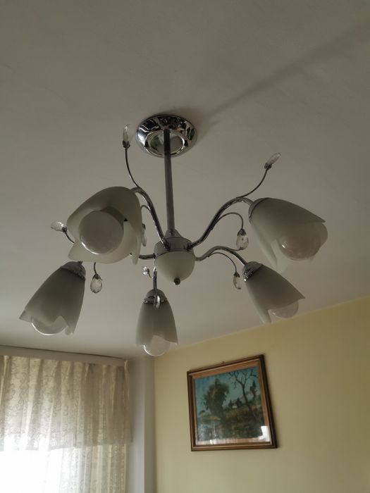 Lustra cu 5 brate stare foarte buna