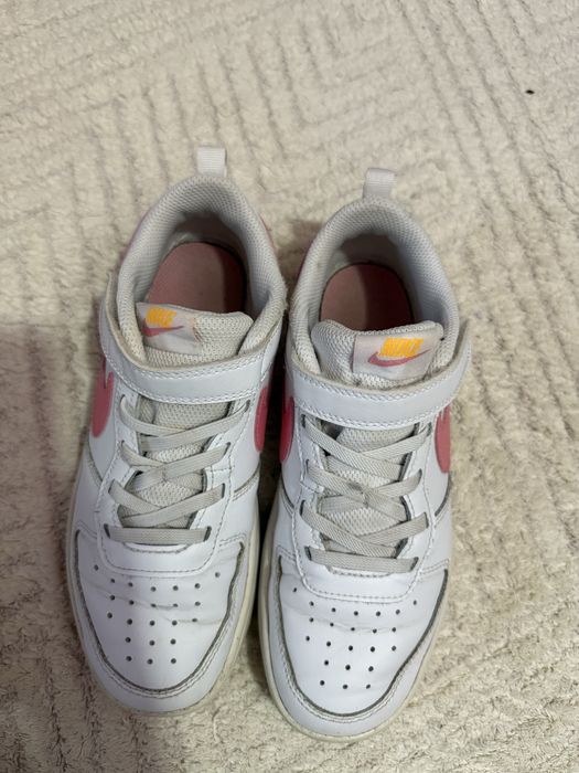 Детски/Юношески Маратонки Nike Court Borough Low 2 (Бяло/Розово)