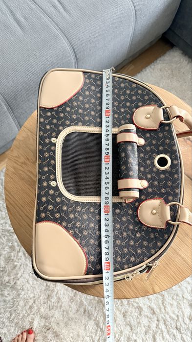 Geantă transport animale (câine/pisică) - Nouă, model elegant + 3 accesorii cadou