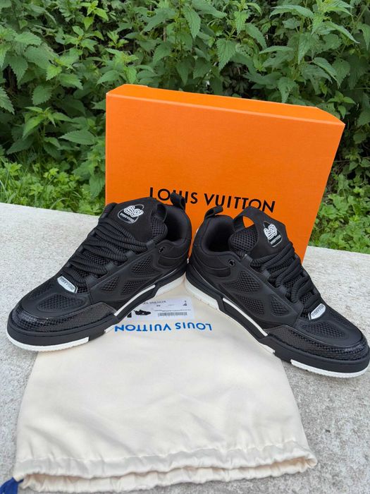 #SUMMER SALE# LV Trainers SKATE Negru Alb - Verificare Colet -