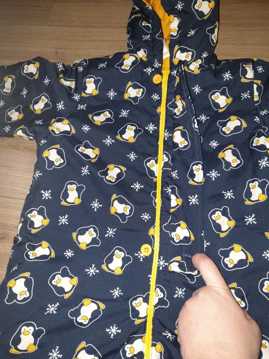 Combinezon Baby Club, 92, cu pinguini