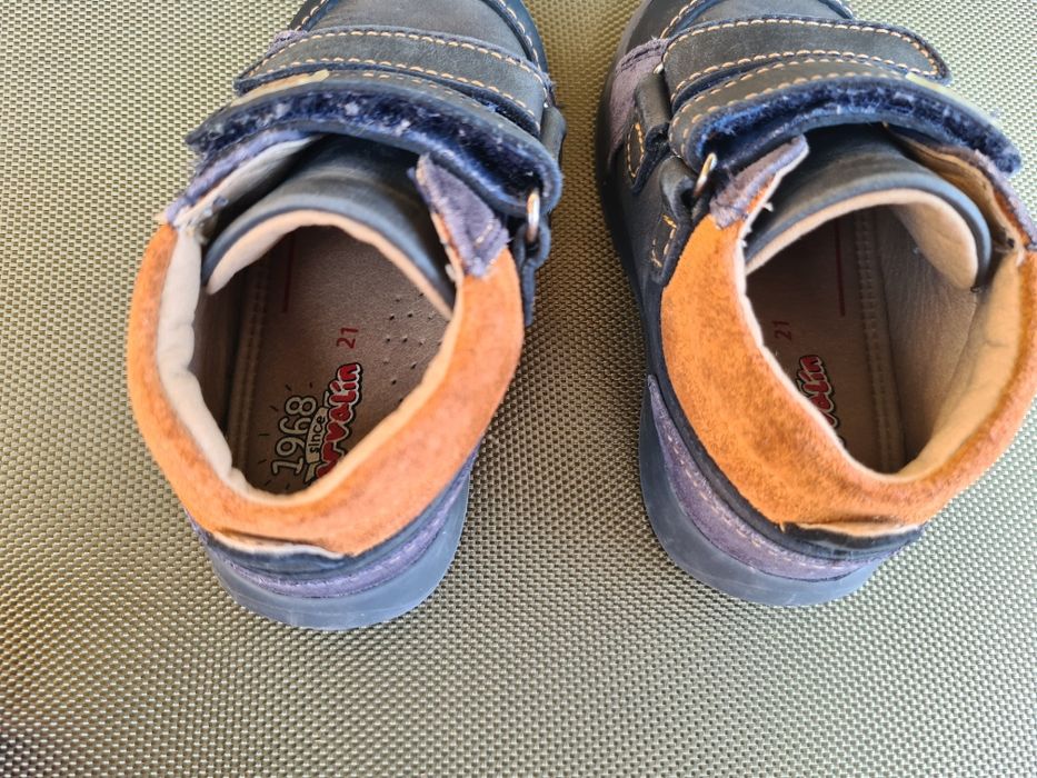 Ghete copii Garvalin, culoare bleumarin, marimea 21