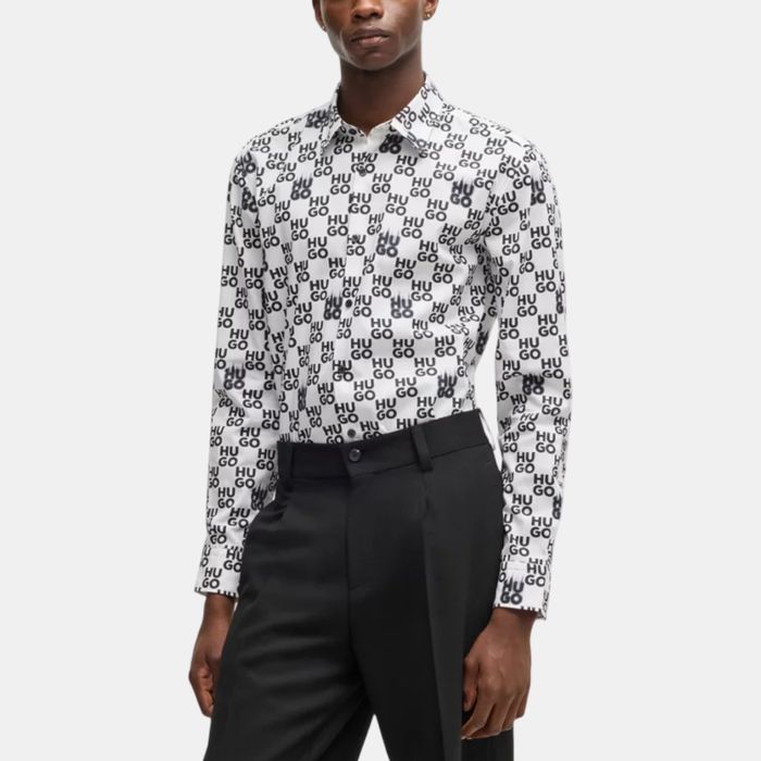 Оригинална мъжка риза Hugo Ermo 50534257