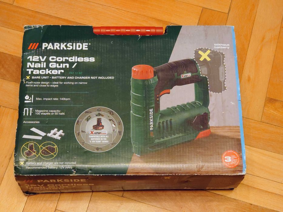 Capsator cu acumulator 12v Parkside