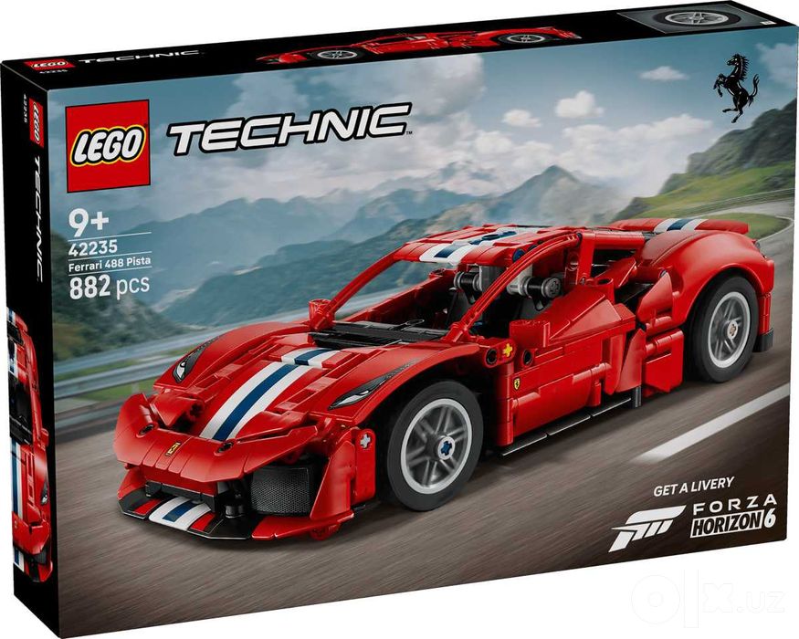 Конструктор LEGO Technic 42235 Ferrari 488 Pista auto! Оригинал LEGO!