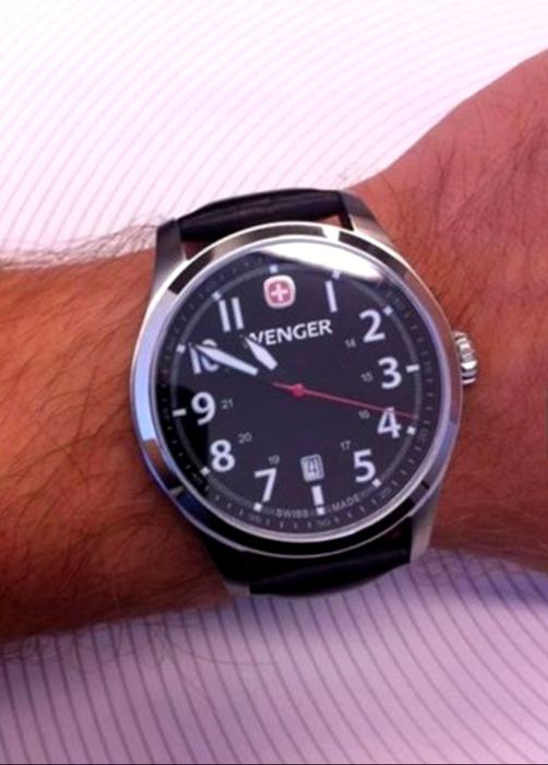 Ceas Wenger cadran maro